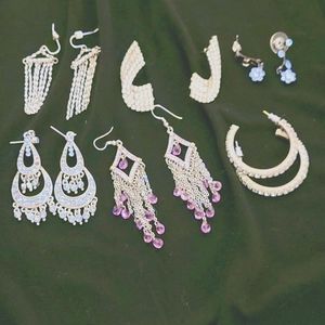 6 Pairs of Assorted Vintage Earrings